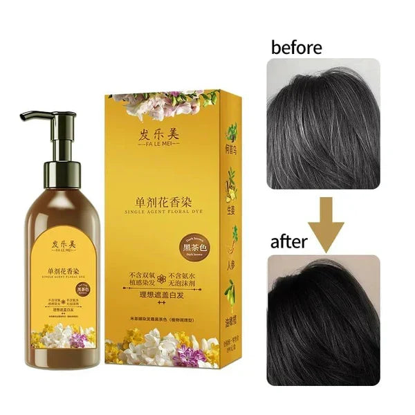 Japanese Long Lasting Natural Hair Dye Shampoo (Buy 1 Get 1 Free)
