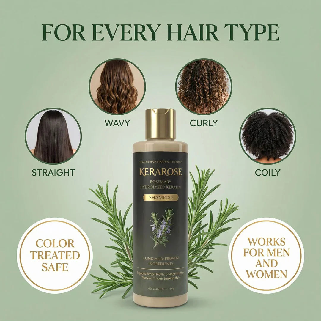 Kerarose Rosemary Shampoo For Hair Growth (Buy 1 Get 1 Free)