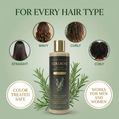 Kerarose Rosemary Shampoo For Hair Growth (Buy 1 Get 1 Free)