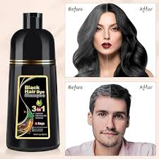 3 In 1 Black Hair Dye Shampoo (BUY 1 GET 1 FREE)