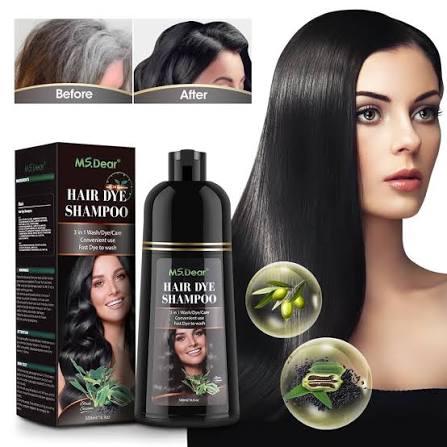 3 In 1 Black Hair Dye Shampoo (BUY 1 GET 1 FREE)