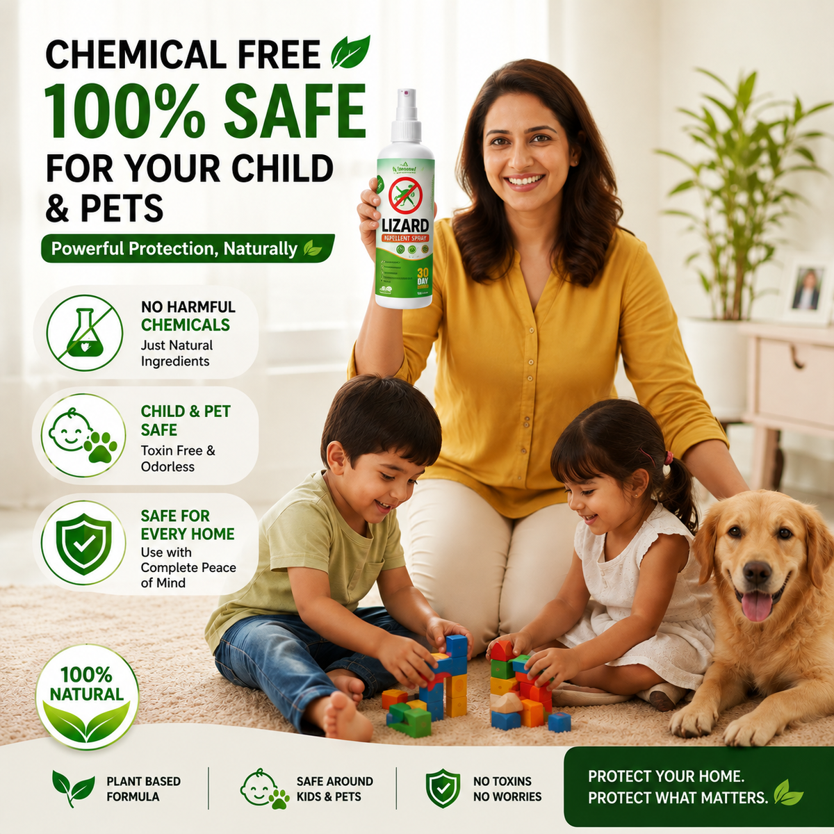 Organic Lizard Repellent Spray (Buy 1 Get 2 Free)