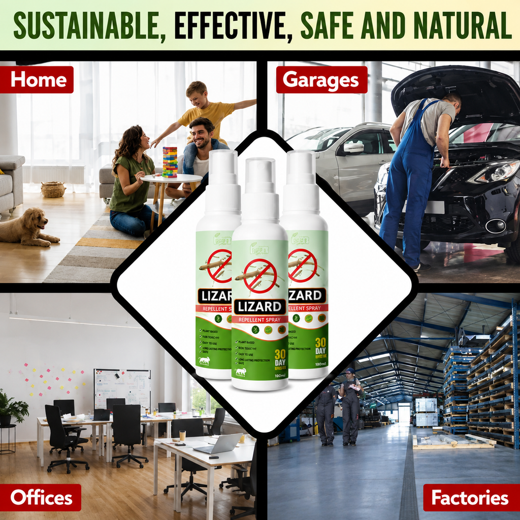 Organic Lizard Repellent Spray (Buy 1 Get 2 Free)