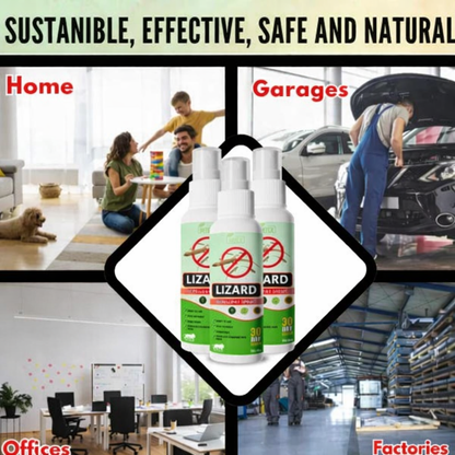 Organic Lizard Repellent Spray - Pack of 3