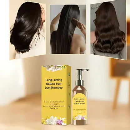 Japanese Long Lasting Natural Hair Dye Shampoo (Buy 1 Get 1 Free)